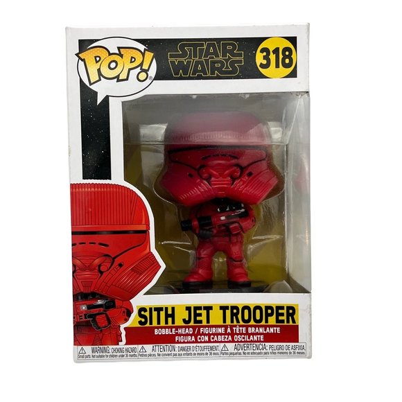 Funko Pop! Star Wars Sith Jet Trooper #318- NEW - Picture 1 of 9